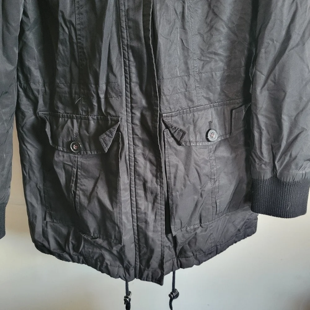 LEVI'S Jacket Quilt And Sherpa Lined Black Small